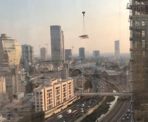 office's view Tel Aviv tower